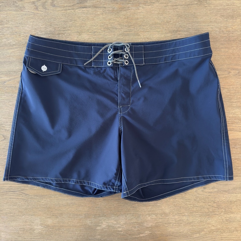 Birdwell Beach Britches Women's 405 Board Shorts-SurfNyl® Fabric-Navy-Sz 18 (XL)